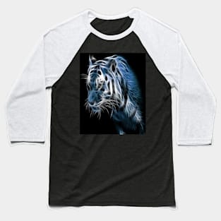 Digital tiger Baseball T-Shirt